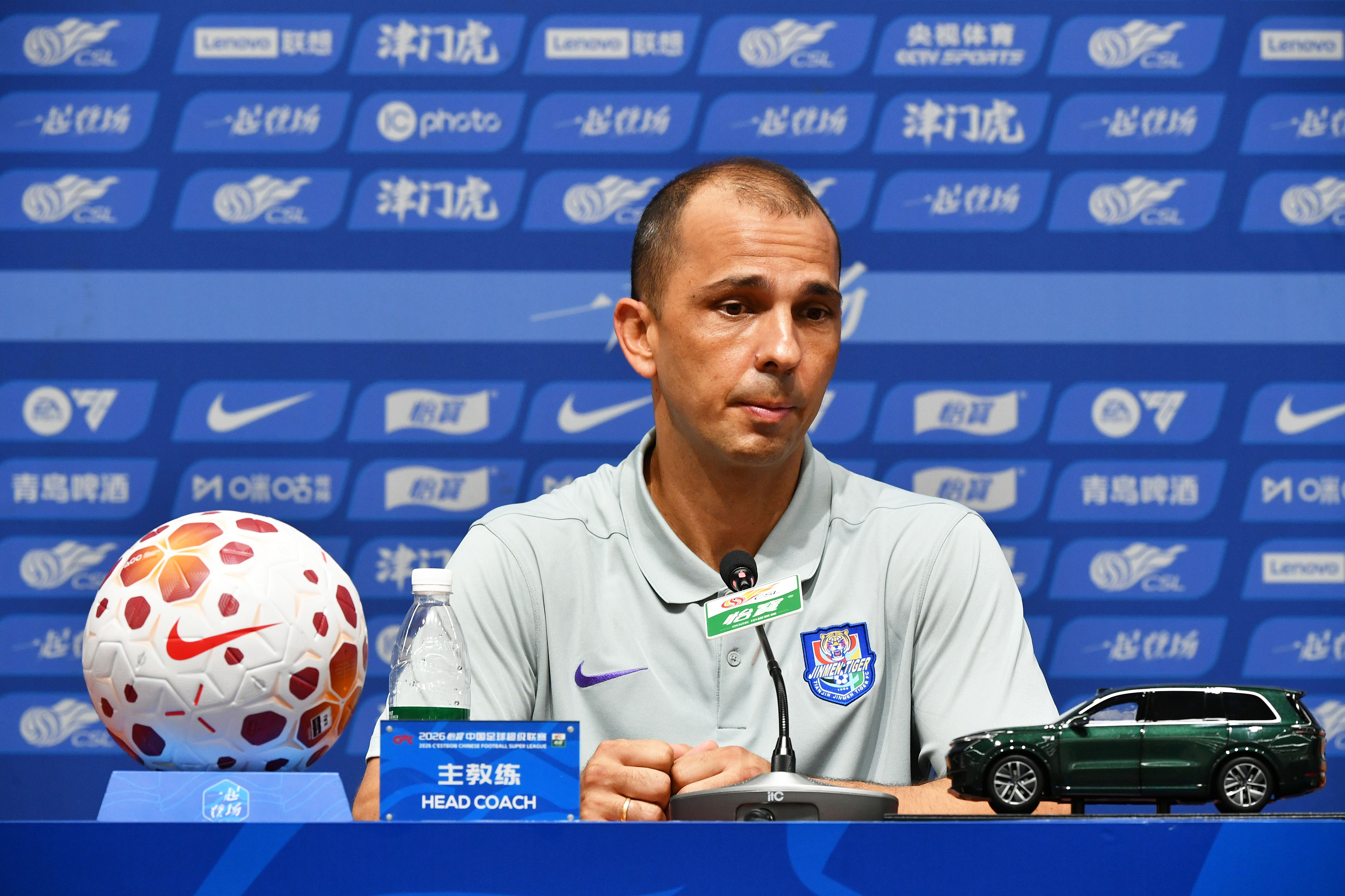 津门虎1-2客负泰山 埃斯特乌：上半场本应领先结果遗憾