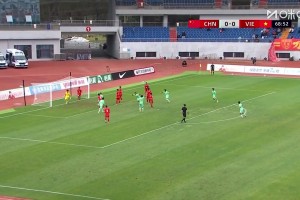 [进球视频]身高压制！冀政浩头球打破僵局 攻破越南U16大门